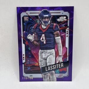 2024 Topps Cosmic Chrome - Kamari Lassiter #139 Purple Nebula Refractor RC /150